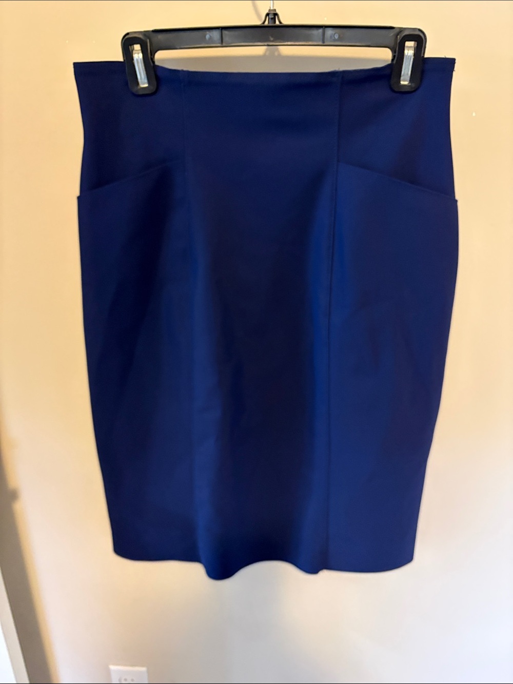 Maria Pinto Midnight Navy Tailored Pencil Skirt - Women's